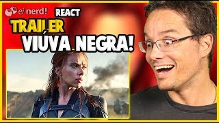 VIÚVA NEGRA TRAILER OFICIAL  REACT [upl. by Rehpetsirhc]