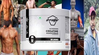 Avvatar Micronized Creatine Monohydrate  Honest Review [upl. by Lletnohs]