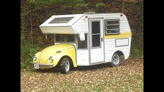 neat vw lil bugger bug camper motorhome mini rv [upl. by Thais]