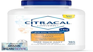 Citracal Slow Release 1200 1200 mg Calcium Citrate and Calcium Carbonate Review [upl. by Eiramanin]