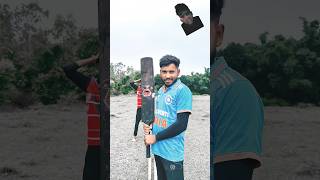 plastic bat vs football ⚽cricket bat viralvideo shorts [upl. by Lurlene245]