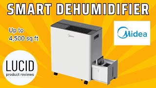 Midea Smart 50Pint Dehumidifier with Builtin Pump  Review Howto Demos [upl. by Nnaeirelav]