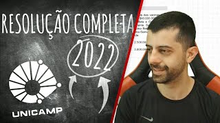 UNICAMP 2022  Resolução completa [upl. by Fullerton]