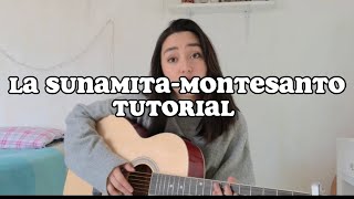 TUTORIAL GUITARRA “La sunamitaMontesanto” [upl. by Enaywd848]