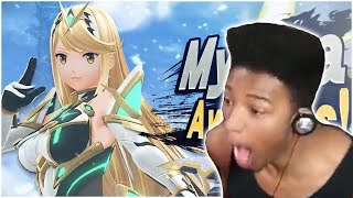 Etika reacts to Pyra and Mythra in Super Smash Bros Ultimate [upl. by Comyns]