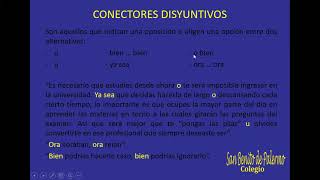 Conectores copulativos disyuntivos y adversativos [upl. by Nybor]