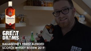 Ballantines Finest Blended Scotch Whisky Review 2019  GreatDrams [upl. by Ruhtracm957]