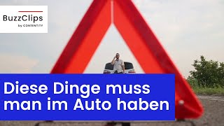 Pflichtausstattung Diese Dinge muss man im Auto haben [upl. by Aniara]