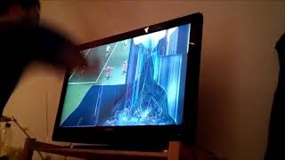 Karla Rodriguez smashes her TV after losing FIFA 14 [upl. by Eelinej]