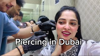 Piercingnoseeardubaikaramanose pinearringbeauty tipsvlogs minivlog dailyvlog funny [upl. by Herc]