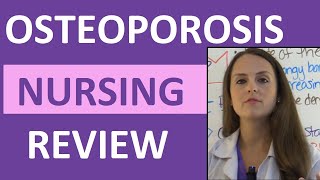 Osteoporosis Treatment Symptoms Pathophysiology Nursing Care NCLEX Lecture [upl. by Aldin]