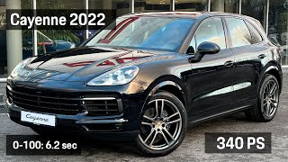 Porsche Cayenne 2022 Jet Black Metallic  interior Black Leather [upl. by Tierney159]