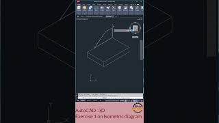 AutoCAD 2D Isometric Drawing  Exercise 1 Tutorialquot [upl. by Regen494]