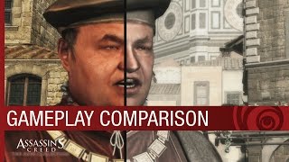 Assassins Creed The Ezio Collection Gameplay Comparison  Ubisoft NA [upl. by Mobley960]