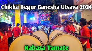 Begur Ganesha Utsava 2024  Rabasa Tamate  Tamate Beats  Tamate Dance  Tamate Music  TempleCrew [upl. by Rosetta762]