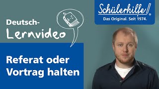 Ein Referat halten 🎓 Schülerhilfe Lernvideo Deutsch [upl. by Reinhard]