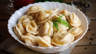 Coltunasi cu carne Pelmeni  Gustos Rapid [upl. by Aicilana]