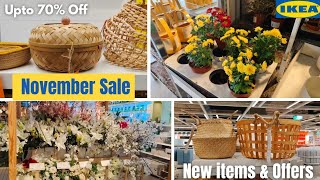 IKEA November Super Sale part2 All New Items with New Offers Ground Floor Tour [upl. by Elrahc]