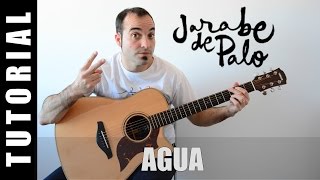 Como tocar AGUA  Jarabe de Palo TUTORIAL Guitarra Acordes y TABS [upl. by Friend258]