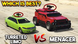 GTA 5 ONLINE  MENACER VS TURRETED LIMO WHICH IS BEST [upl. by Cos]