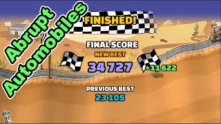 Hill Climb Racing 2  34727 pts  Abrupt Automobiles  Team Event [upl. by Nogas]