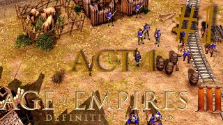 AOE3DE  Blood Ice and Steal Act 3  Race for the Rails 1 [upl. by Petras467]