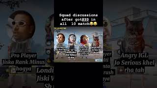 Squad discuss after get killed 😂bgmishorts pubgmobile comedyvideos bgmi funnyshorts pubg [upl. by Aicire]