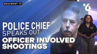 Four officerinvolved shootings this year new Beaumont Police Chief speaks out [upl. by Chassin]