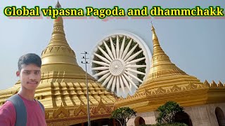 Global vipasna Pagoda in Mumbaigolden mandir Gautam Buddha Mandir travel Anup [upl. by Ttergram]