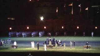 2010 Royal Edinburgh Military Tattoo in Australia 12b Massed Australian Military Bands [upl. by Nycila]