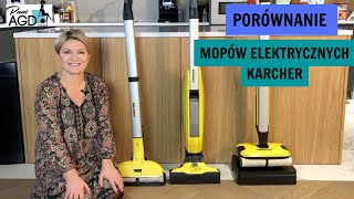 Mopy elektryczne Karcher  porównanie modeli [upl. by Mayrim]