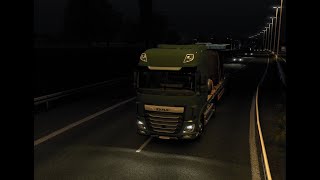 Euro Truck Simulator 2 DAF Night Driving [upl. by Lechar]