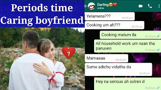 Periods time caring boyfrined cute watsapp chat FANTASTICCHATT [upl. by Ad325]