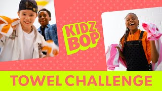 KIDZ BOP Kids  Towel Challenge Challenge Video [upl. by Ennovad]