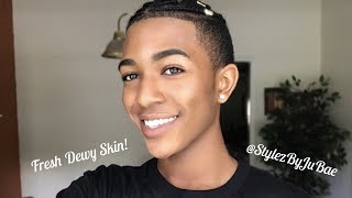 How to get natural dewy skin WITHOUT MAKEUP  StylezByJubae [upl. by Rednaxela725]