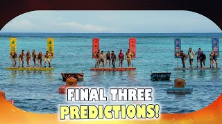 Survivor 47 Updates Final Three Predictions Drama Recap Probsts Insights amp More [upl. by Fredela]