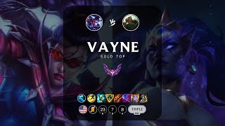 Vayne Top vs Illaoi  NA Master Patch 148 [upl. by Sidky]