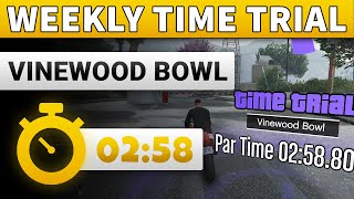 GTA 5 Time Trial This Week Vinewood Bowl  GTA ONLINE WEEKLY TIME TRIAL VINEWOOD BOWL 0258 [upl. by Ha]