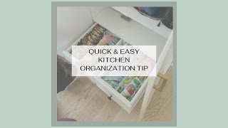 Snack Drawer Organization Why Small Projects Matter in Home Organization [upl. by Angel]