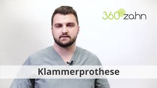 Klammerprothese  Was ist eine Klammerprothese  DentalLexikon  360°zahn [upl. by Stoecker]