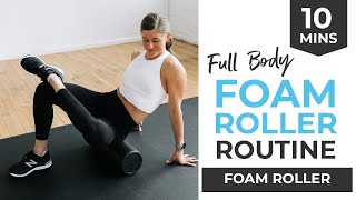 The 8 BEST Foam Rolling Exercises 10Minute Full Body Foam Roll Routine [upl. by Nirtak197]