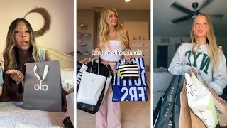 Back To School Haul  TikTok Compilation 22 [upl. by Sset]