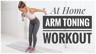 TONED ARMS  Home Workout [upl. by Coster98]