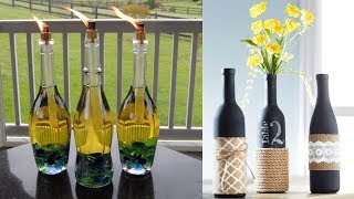 Glass Bottle Crafts To Make [upl. by Atniuq]