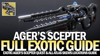 How To Get Agers Scepter Exotic Trace Rifle  Full Quest amp All Locations Guide Destiny 2 [upl. by Odnomar481]