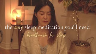 ASMR Breathing for Sleep Meditation Fall Asleep Fast 😴 Guided Meditation for Sleep [upl. by Nibur]