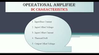 Input Offset Voltage Explained  DC Characteristics  Vios Measurement  uLearn EduOnline [upl. by Brien]