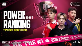 2023 PMGC POWER RANKINGS EP3 GROUP YELLOW  PUBG MOBILE ESPORTS [upl. by Chrisman11]