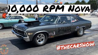 HIGH RPM 1970 Chevy Nova 2024 Stick Shift Nationals Drag Racing Farmington Dragway Gerry Waddell [upl. by Caz]