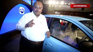 Datsun Go Review at Launch  AutoPortal [upl. by Euqinaj]